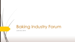 BEMA - BIF - Baking Industry Forum - HIPS Vendor Safety