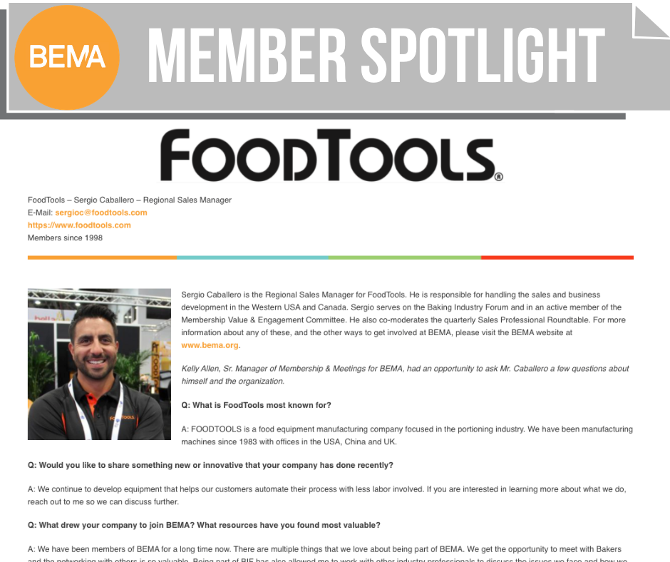 company member spotlight foodtools