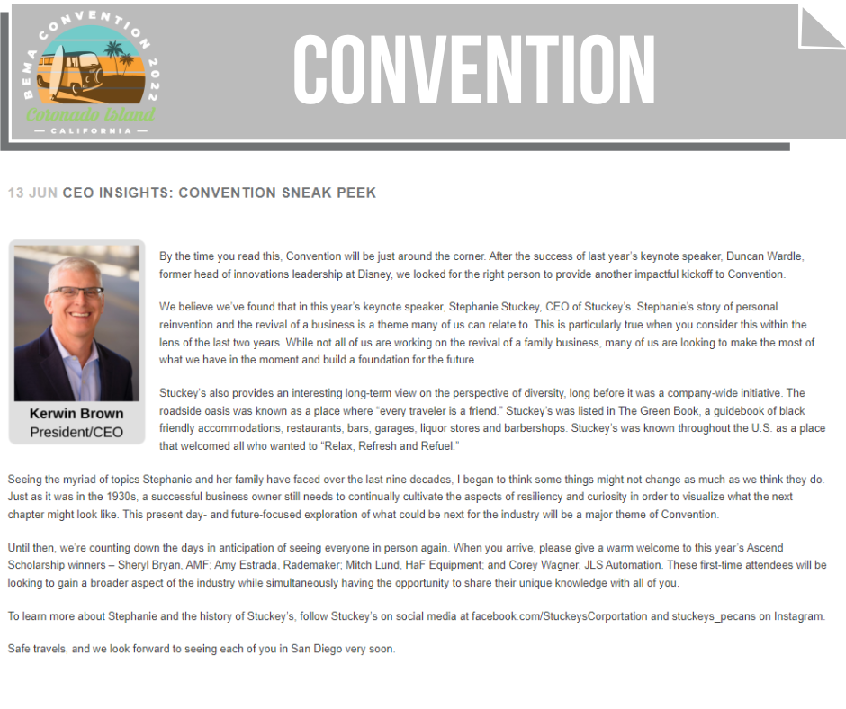 CEO Insights: Convention Sneak Peek