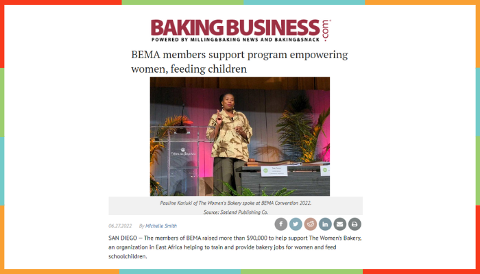 BEMA members support program empowering women, feeding children