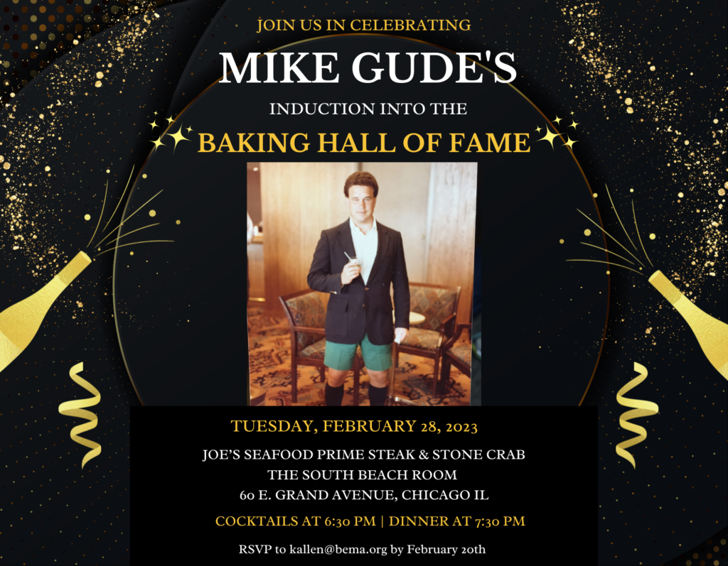 Mike Gude Baking Hall of Fame Induction Celebration