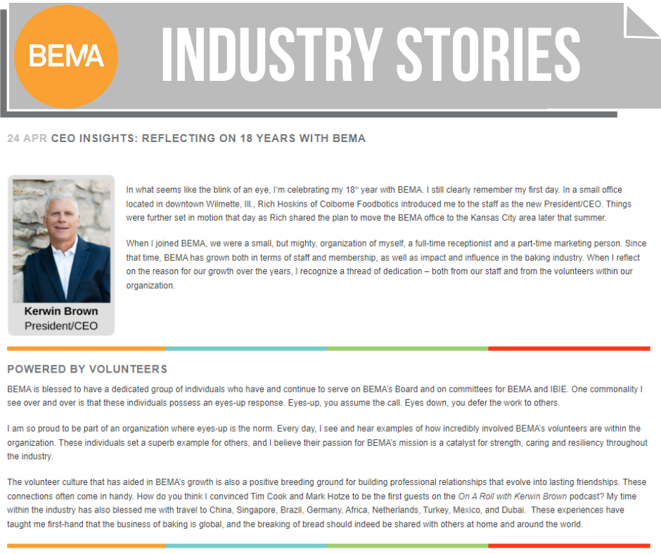 CEO Insights: Reflecting on 18 years with BEMA