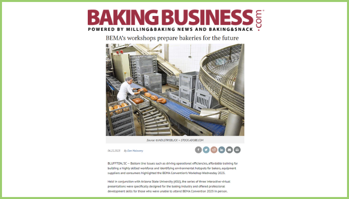 BEMA’s workshops prepare bakeries for the future