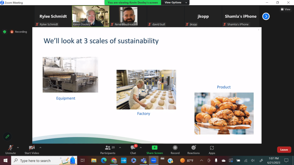 Key Sustainability Issues for Bakery Products and Equipment