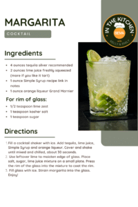 Margarita recipe