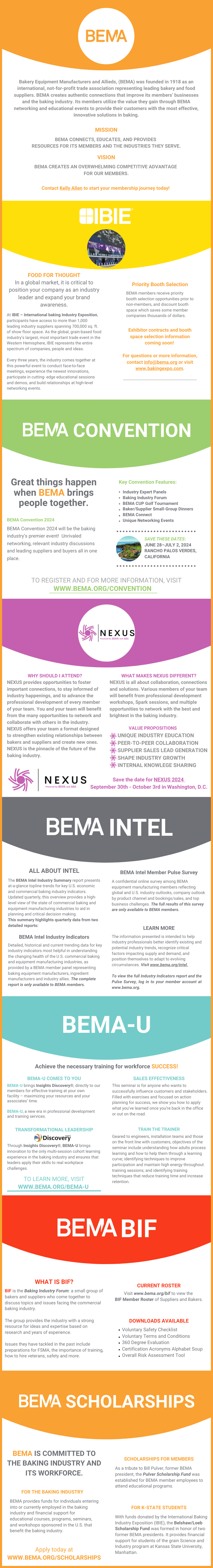 BEMA Tradeshow Pamphlet