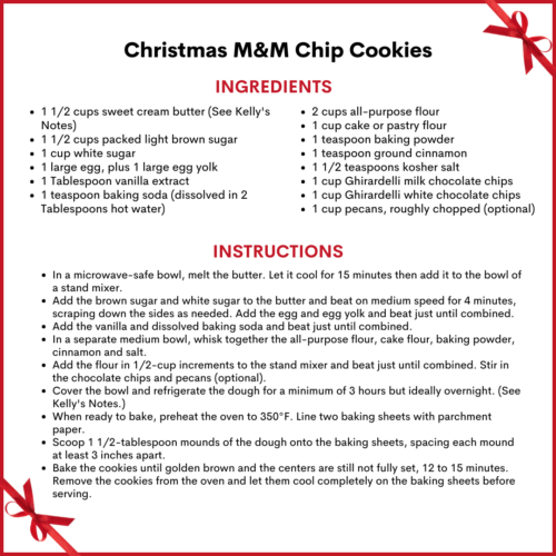 BEMA Holiday Cookie Recipe