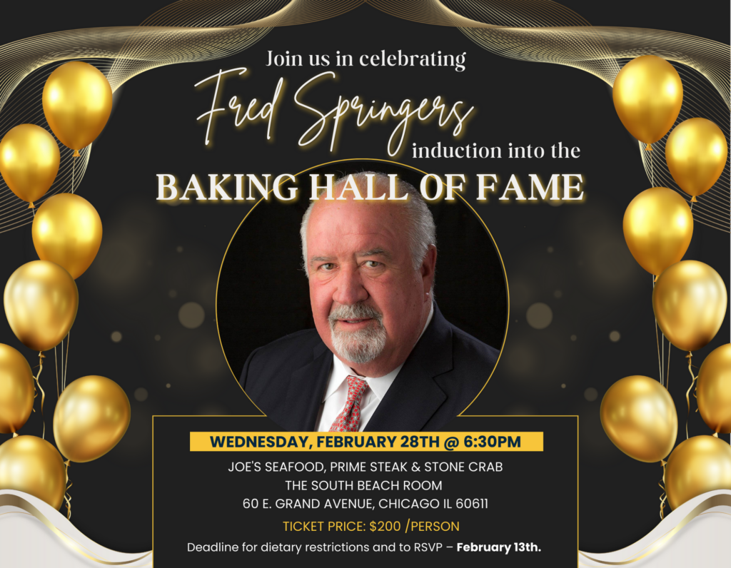 Fred Springer Baking Hall of Fame Dinner - ASB Chicago