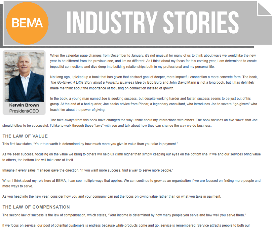 CEO Insights Giving More A Go-Giver’s Guide to Success in the New Year