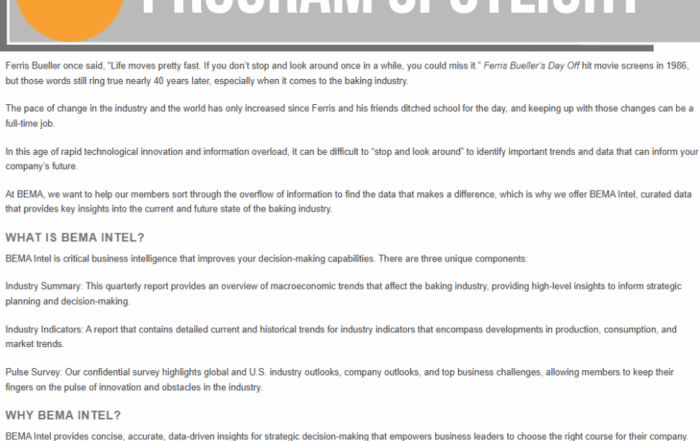 Staying Ahead of the Curve Insights from BEMA Intel