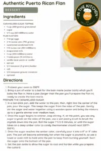 Authentic Puerto Rican Flan