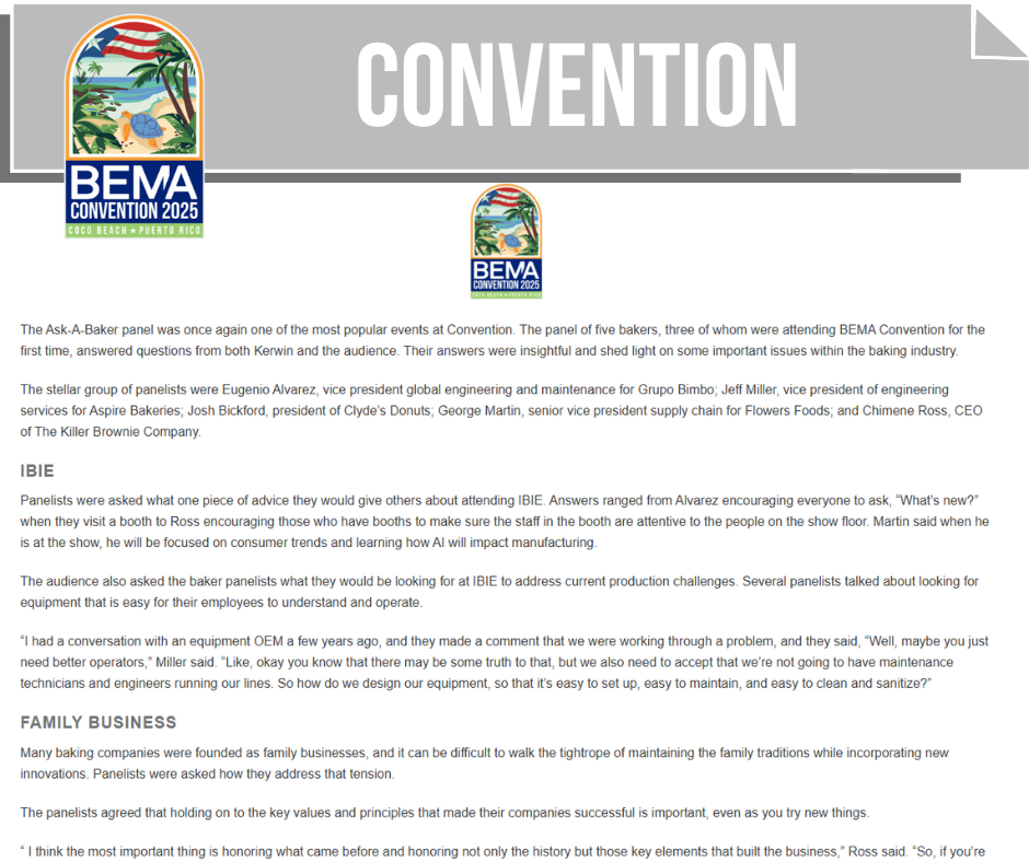 Convention 2025 Reflection Ask-A-Baker
